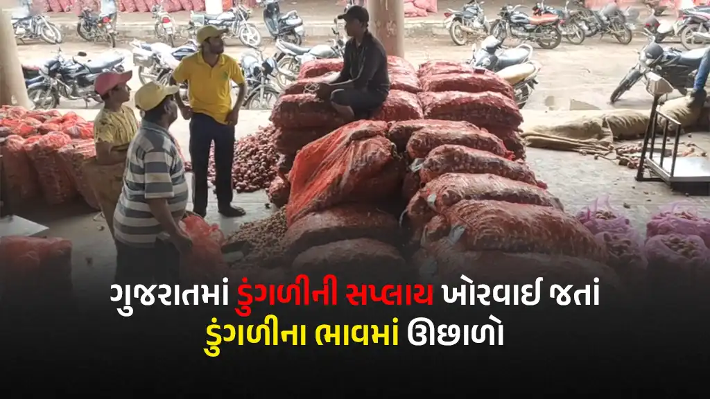 onion prices surge as supply of onion in Gujarat is disrupted