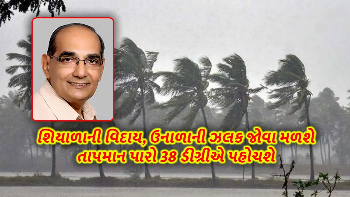 Gujarat Weather Forecast Ashok Patel stop winter in Gujarat summer temperature reach 38 degrees